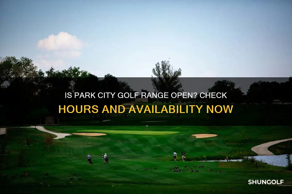 is park city golf range open