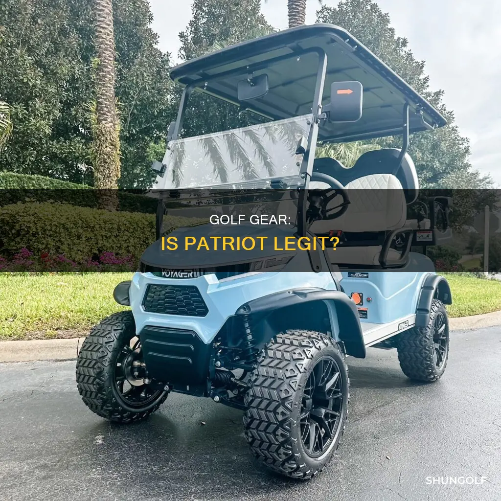 is patriot golf a legitimate company
