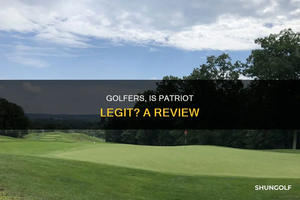 is patriot golf legit