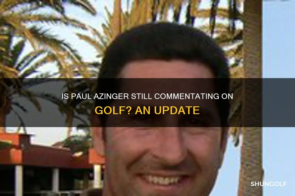 is paul azinger still a golf commentator