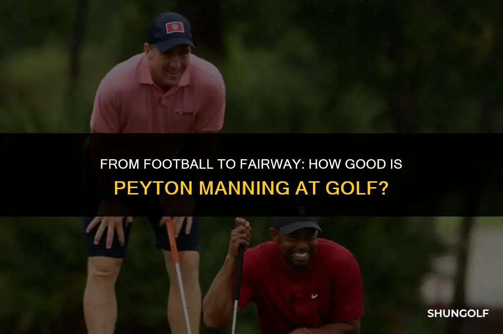 is payton manning good at golf