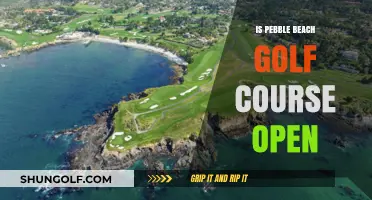 Is Pebble Beach Golf Course Open? Current Status and Updates