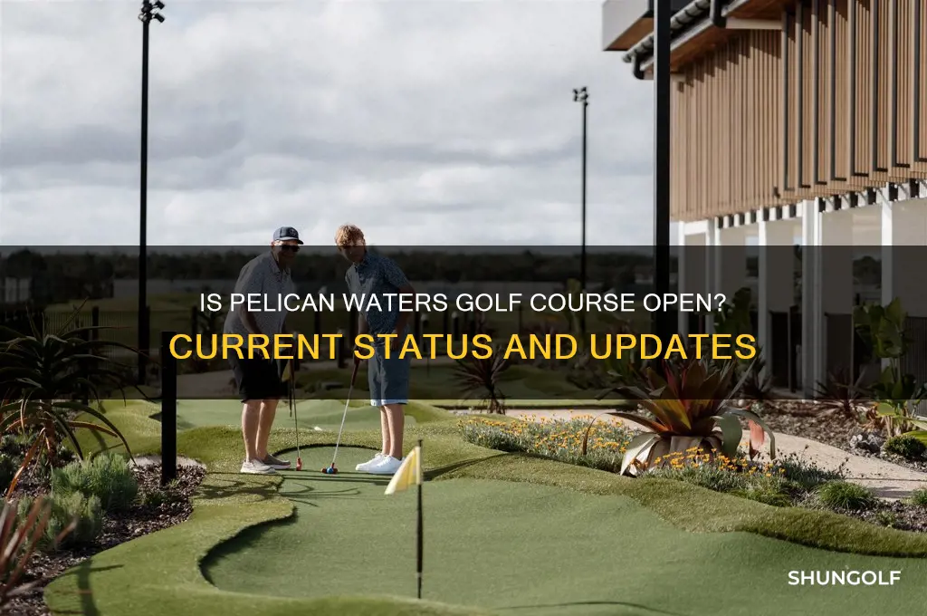 is pelican waters golf course open