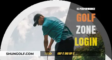 Golf Performance Zone: Login for Success