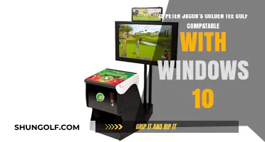 Is Peter Jacob's Golden Tee Golf Compatible with Windows 10?