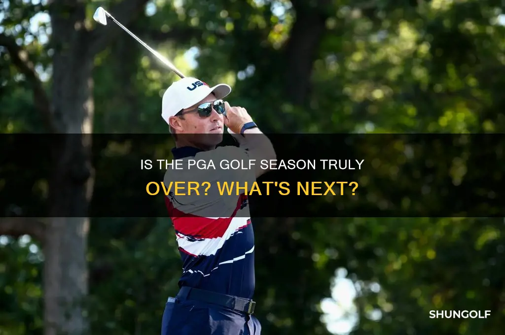 is pga golf over for the season