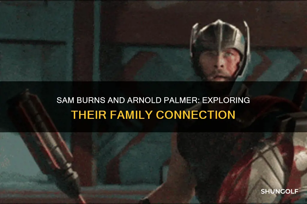 is pga golfer sam burns related to arnold palmer