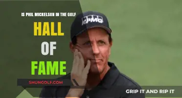 Is Phil Mickelson in the Golf Hall of Fame?