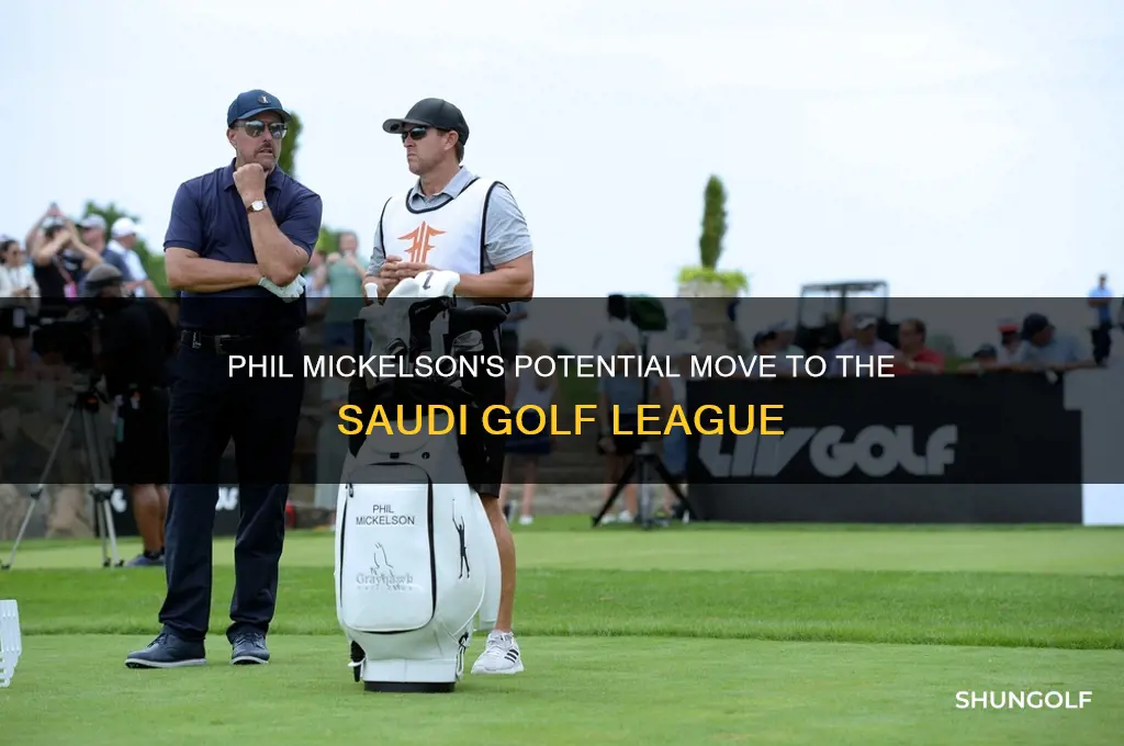 is phil mickelson joining the saudi golf league