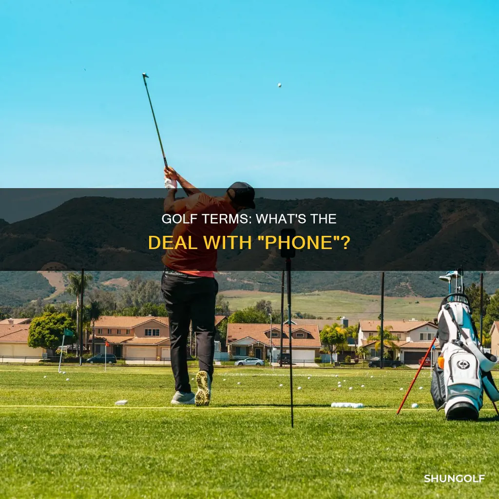 is phone a golf term