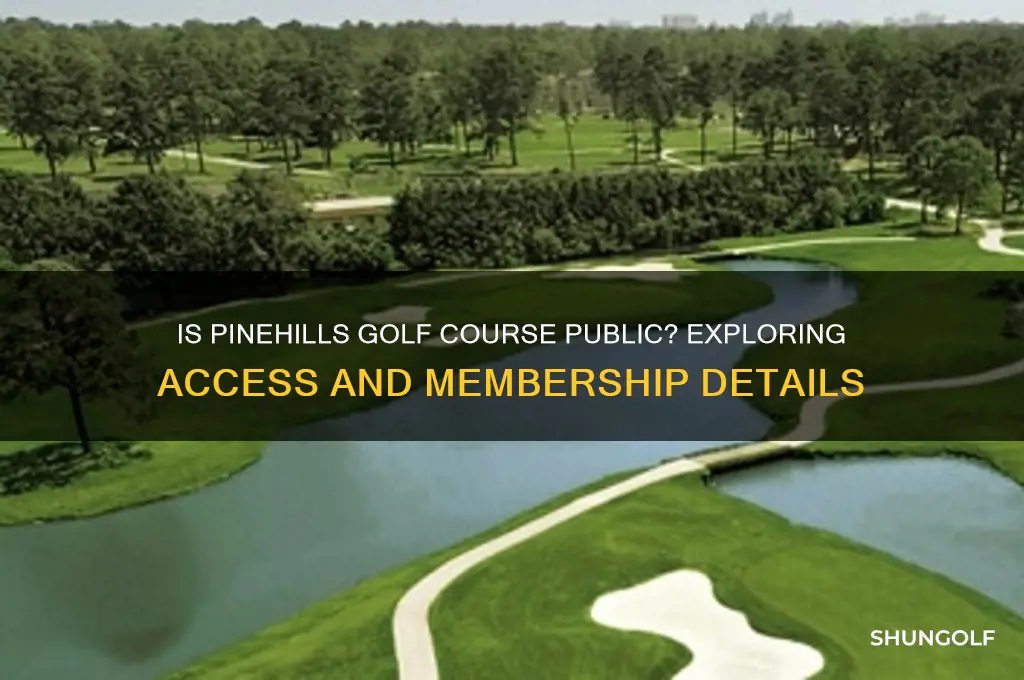 is pinehills golf course public