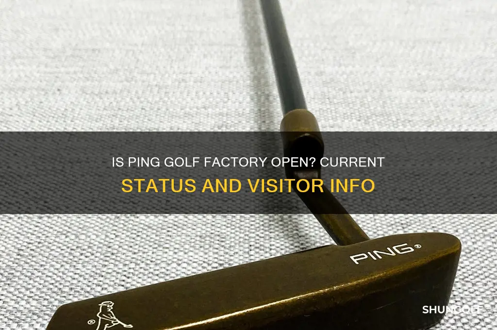 is ping golf factory open