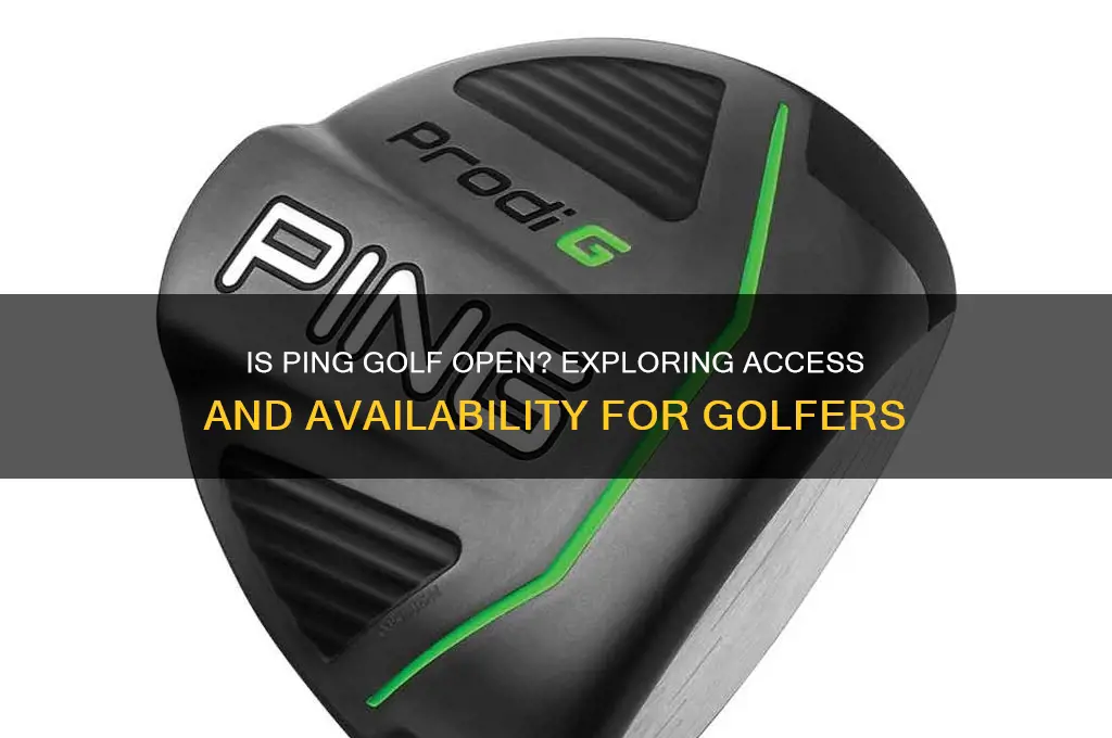 is ping golf open