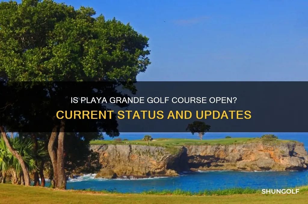 is playa grande golf course open