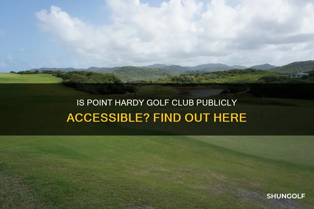 is point hardy golf club open to public