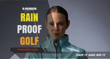 Polyester Golf Wear: Rain-Proof?