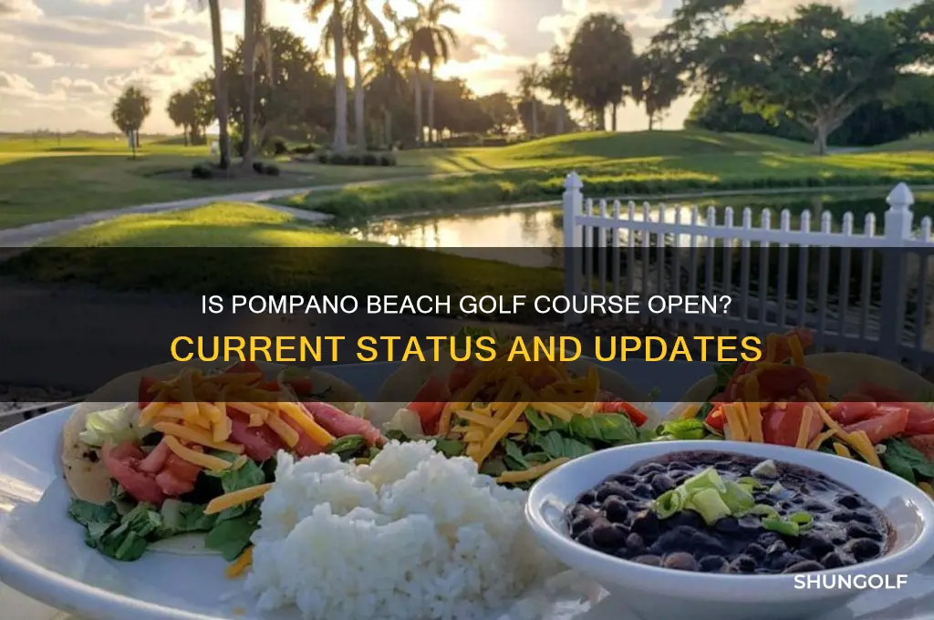 is pompano beach golf course open