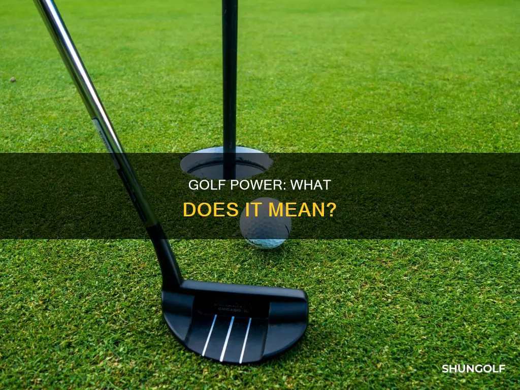 is power a golf term