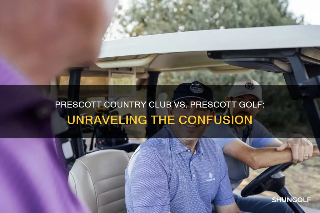 is prescott country club and prescott golf the same