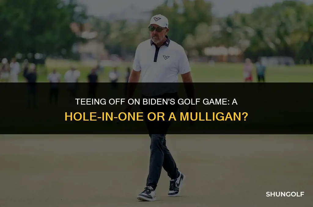 is president biden a good golfer