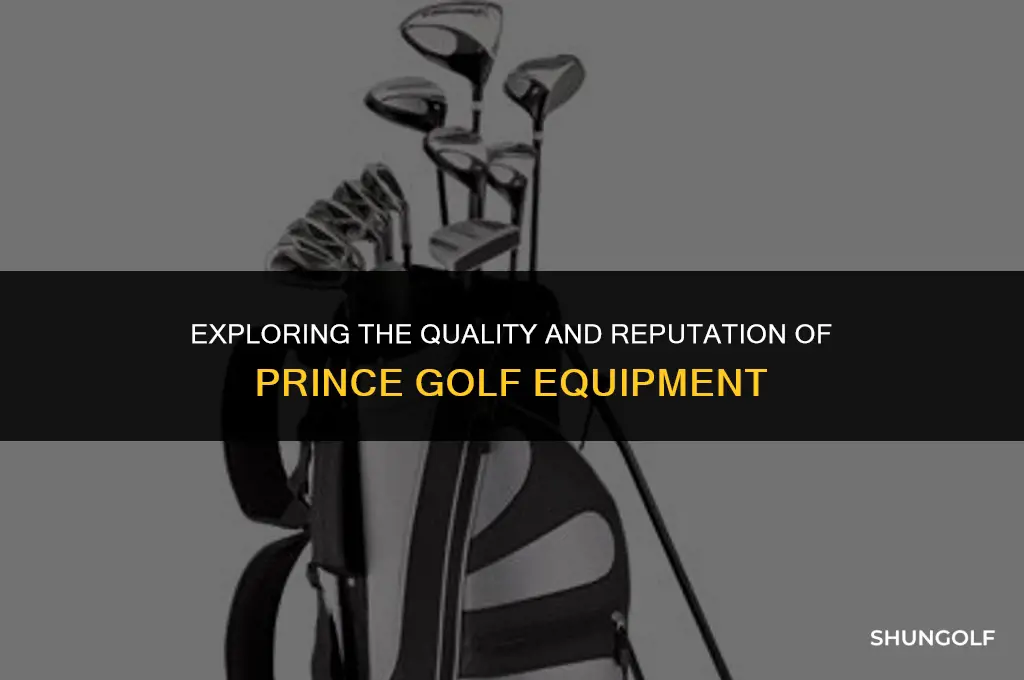 is prince a good golf brand