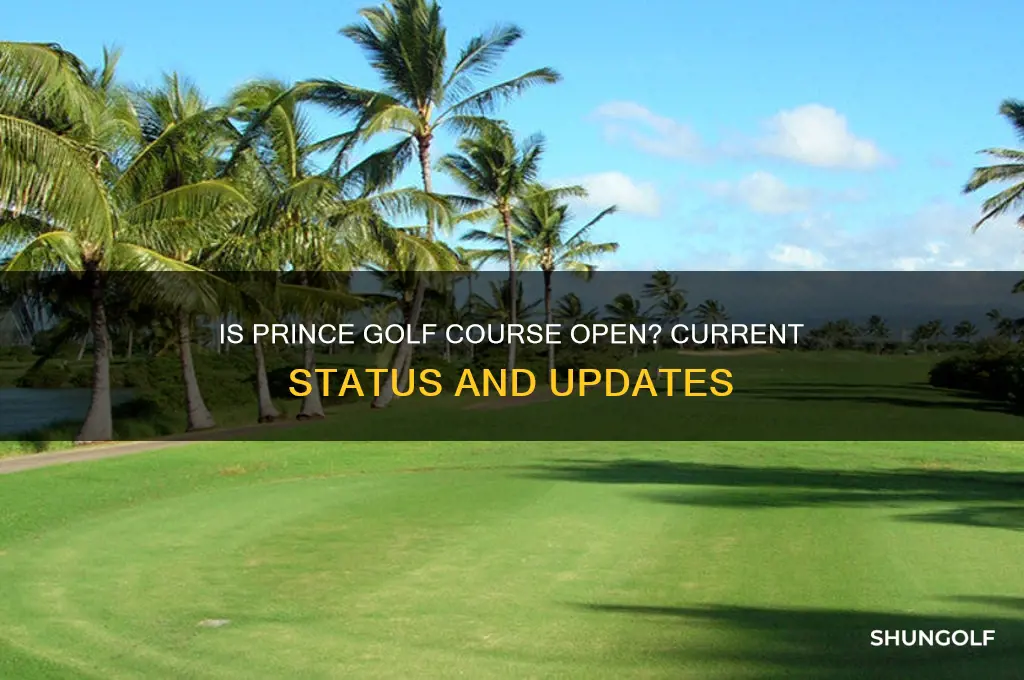 is prince golf course open