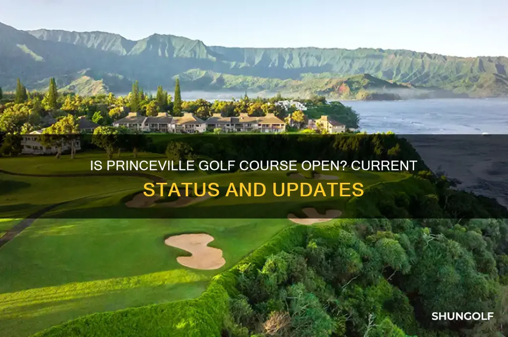 is princeville golf course open