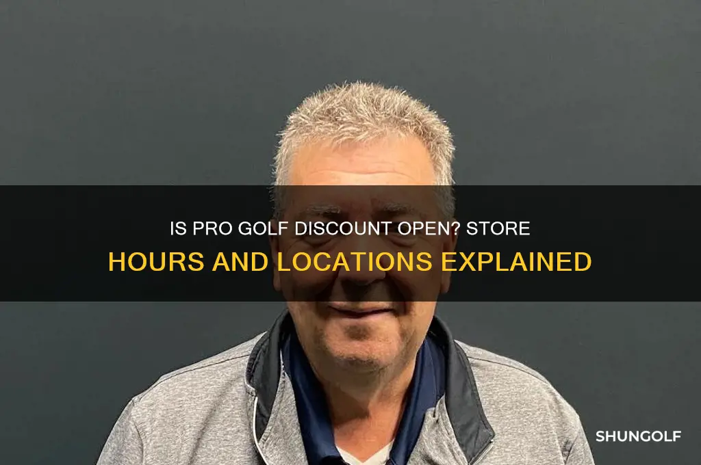 is pro golf discount open