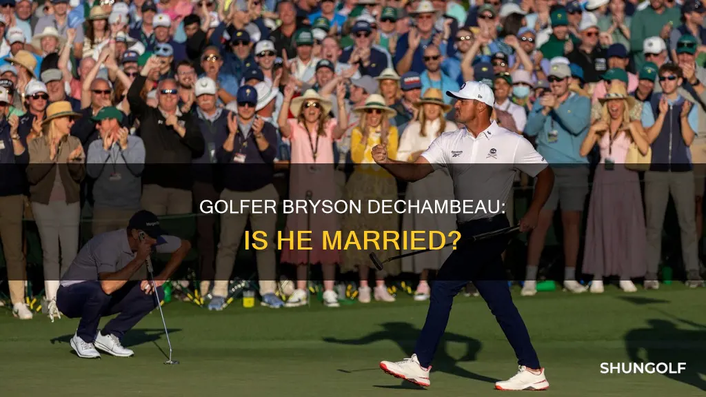 is pro golfer bryson dechambeau married