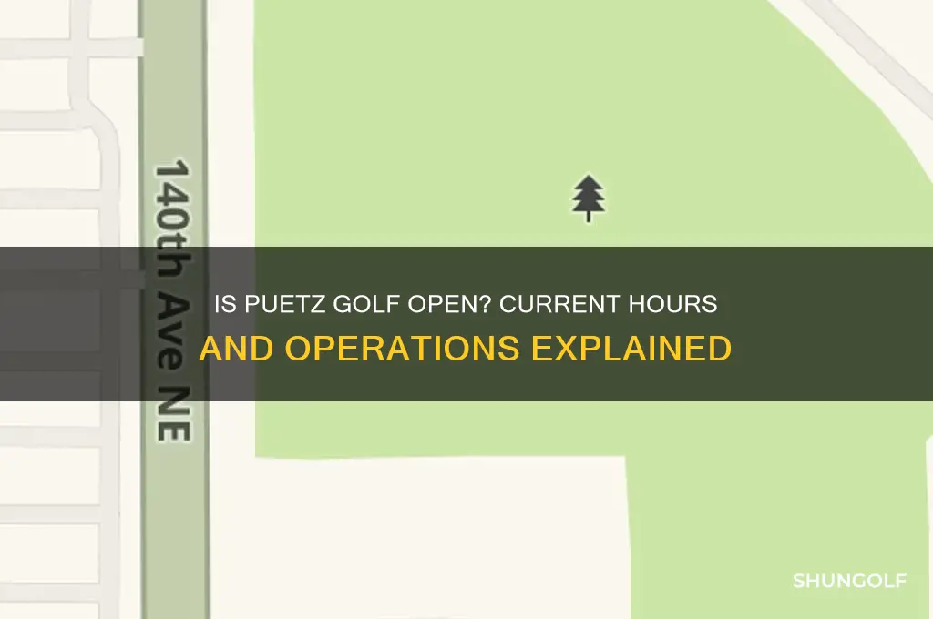 is puetz golf open