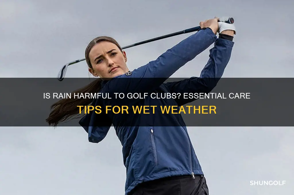 is rain bad for golf clubs