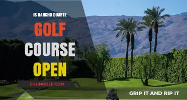 Is Rancho Duarte Golf Course Open? Current Status and Updates
