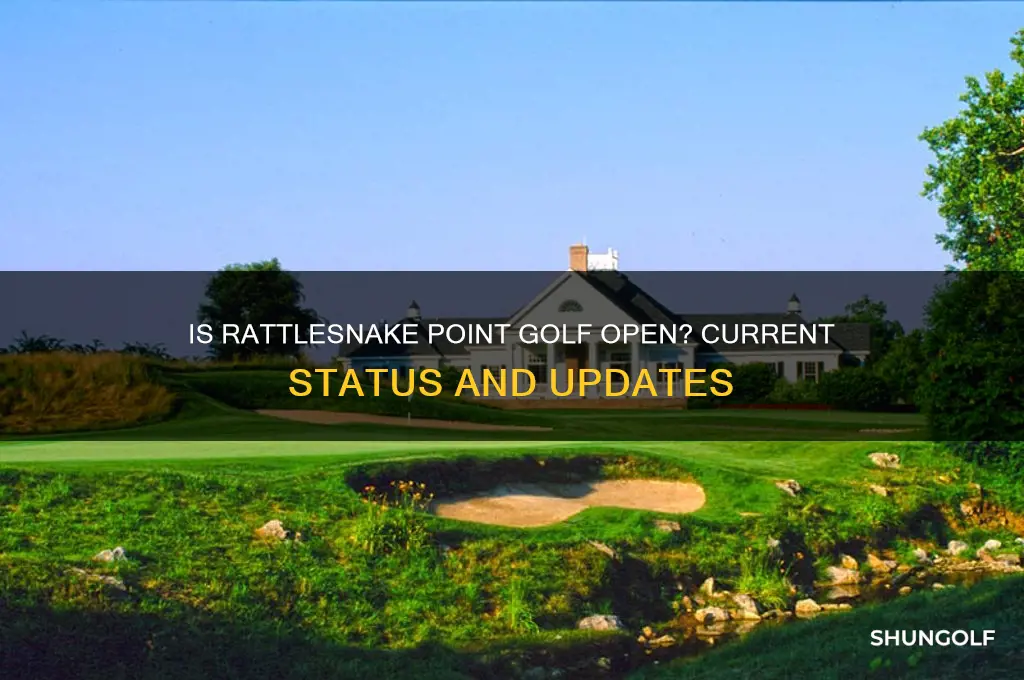 is rattlesnake point golf open