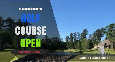 Is Rayburn Country Golf Course Open? Current Status and Updates