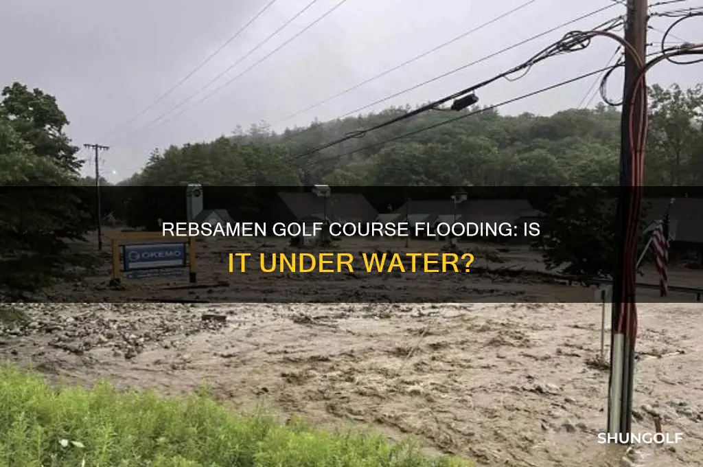 is rebsamen golf course under water