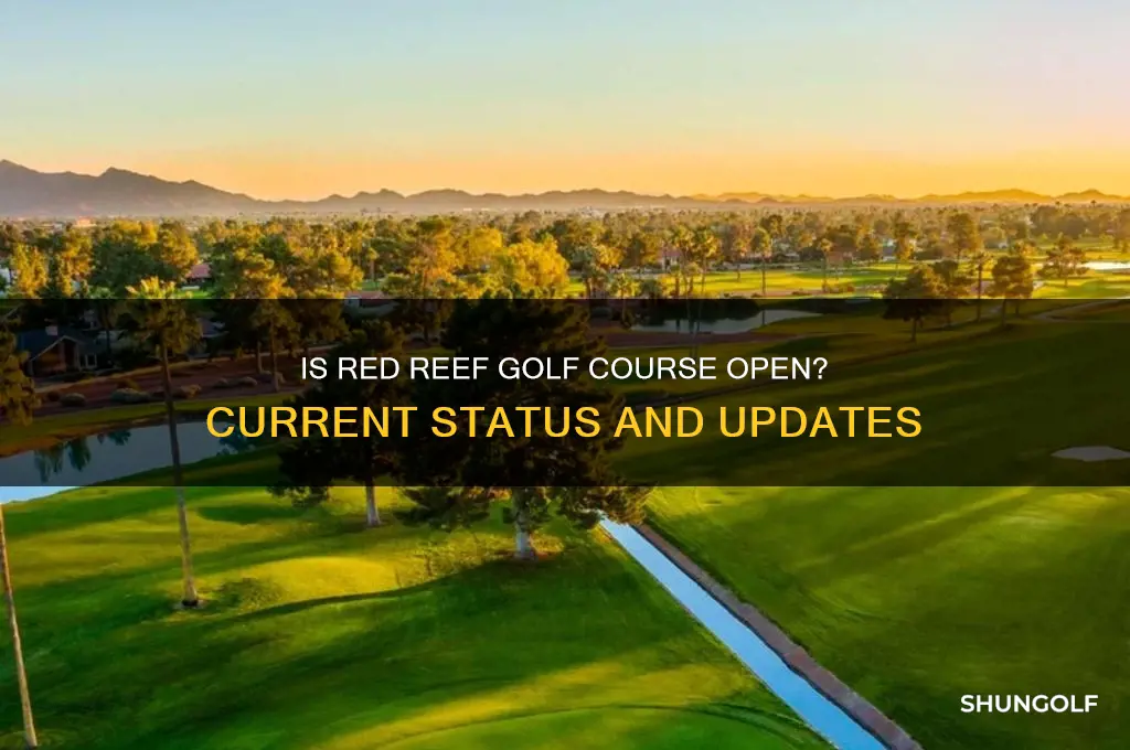 is red reef golf course open