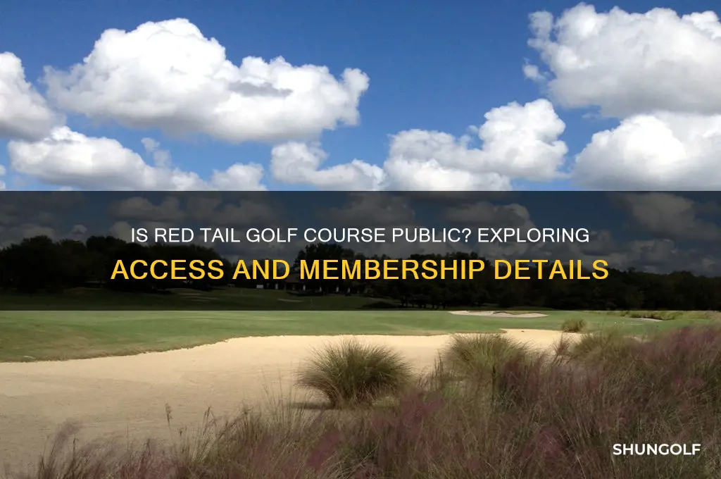 is red tail golf course public
