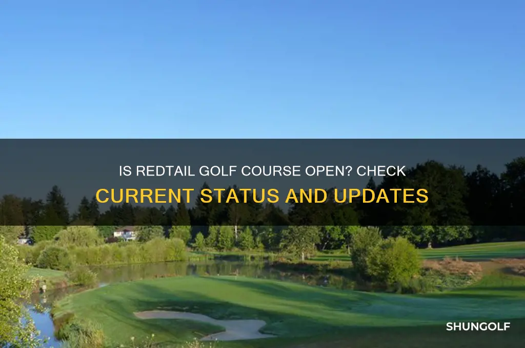 is redtail golf course open