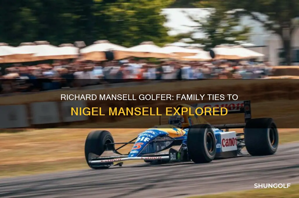 is richard mansell golfer related to nigel mansell