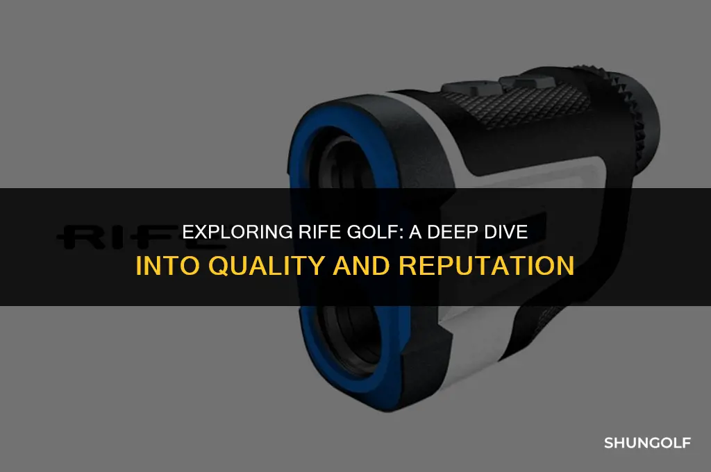 is rife a good golf brand