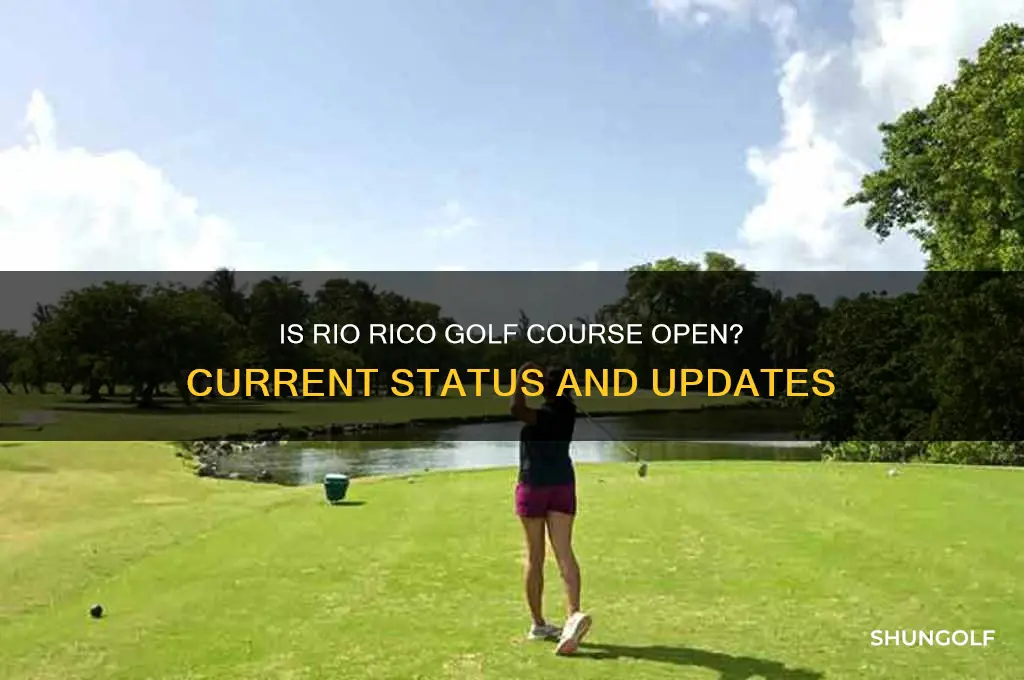 is rio rico golf course open