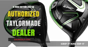 Is Rock Bottom Golf an Authorized TaylorMade Dealer?