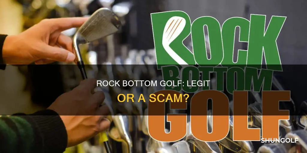 is rock bottom golf legit