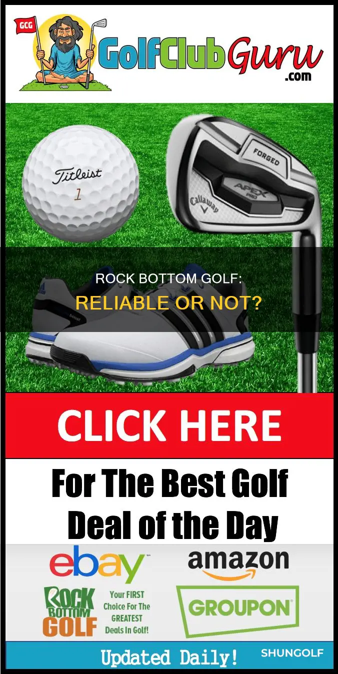 is rock bottom golf reliable