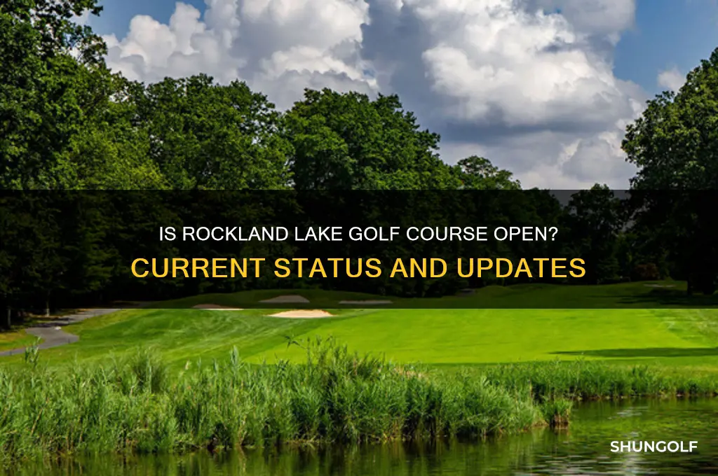 is rockland lake golf course open