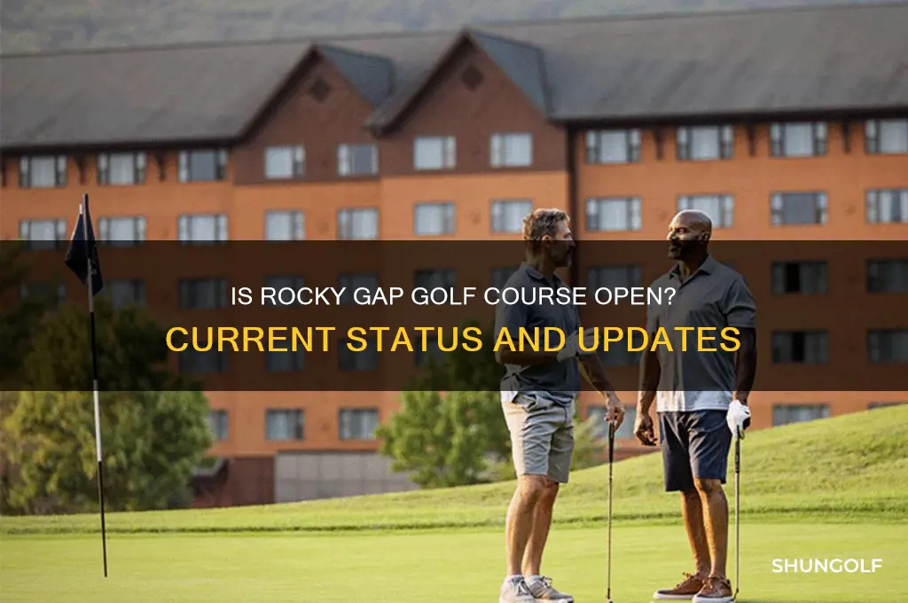 is rocky gap golf course open