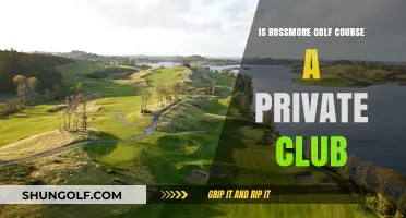 Is Rossmore Golf Course Private? Membership Details and Access Explained