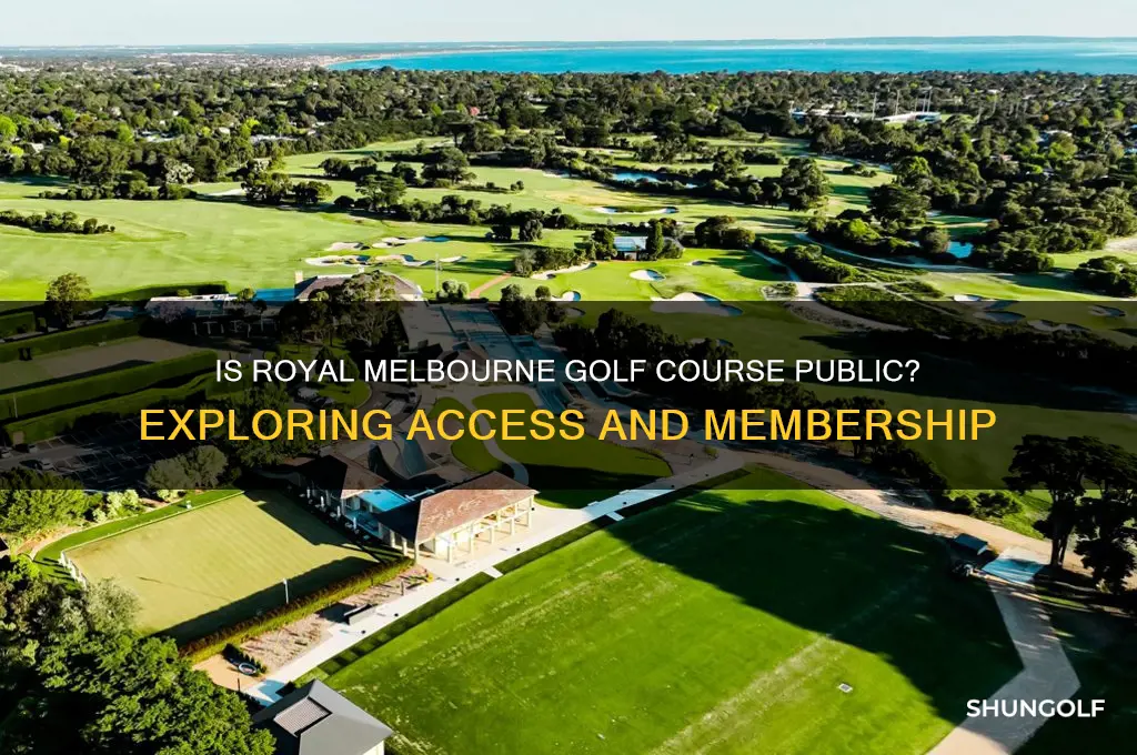 is royal melbourne golf course public