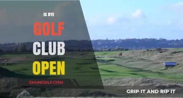 Is Rye Golf Club Open? Current Status and Visitor Information