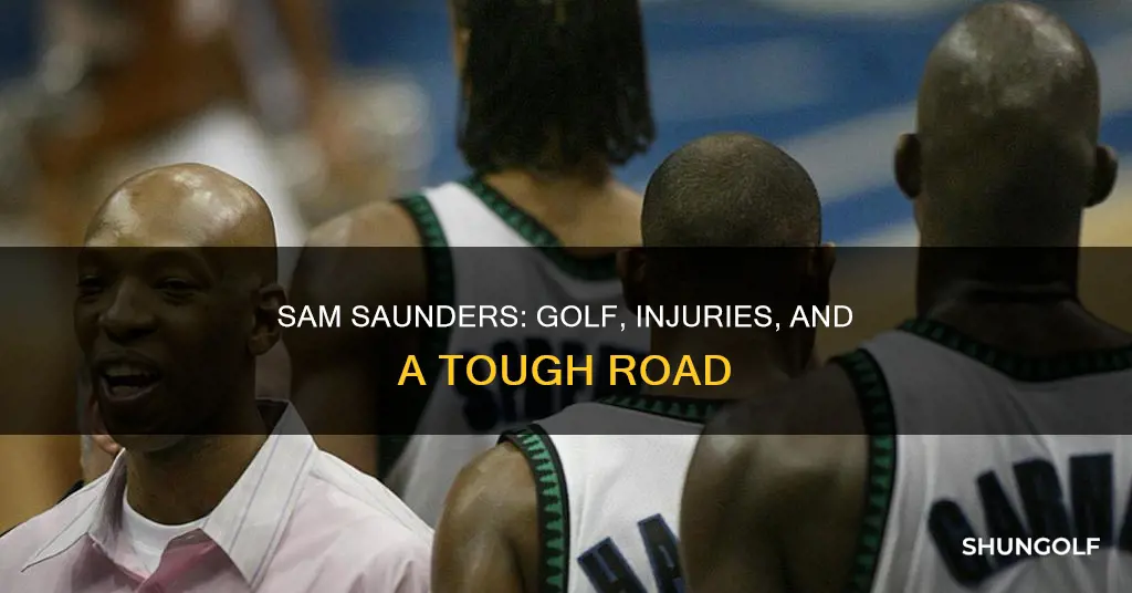 is sam saunders injured golfer